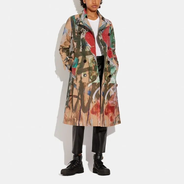 COACH Trench Coats Men Multicolor-1