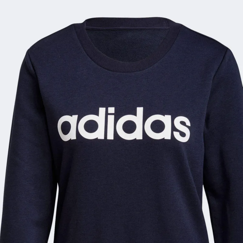 Adidas Essential Sweatshirts Women's Dark Blue-4