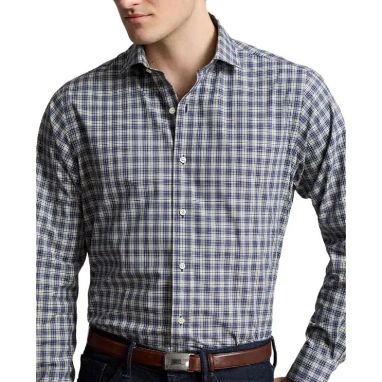 Polo Ralph Lauren Polo Pony Embroidered Plaid Check Buttoned Shirt-4