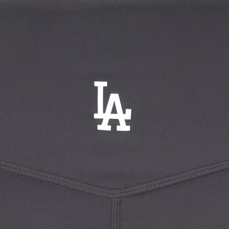MLB Basic Luxle Leisure Los Angeles Dodgers Leggings Women's Charcoal Gray-3