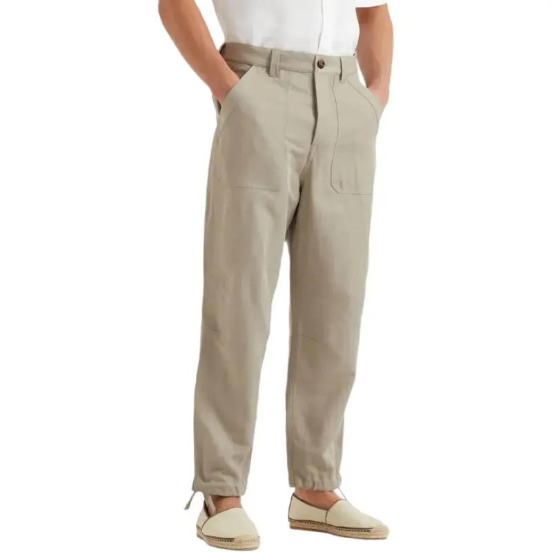 Brunello Cucinelli Drawstring Relaxed Fit Trousers-1