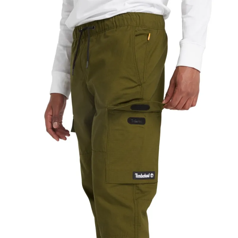 Timberland Casual Pants Men Olive Green-5