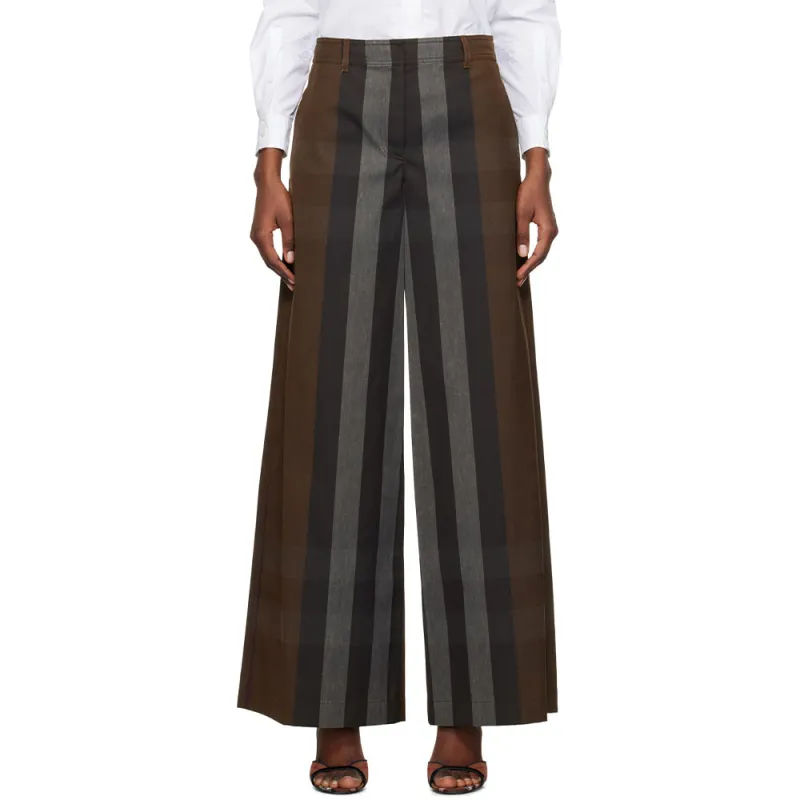 Burberry Casual Pants Women's Dark Brown-2