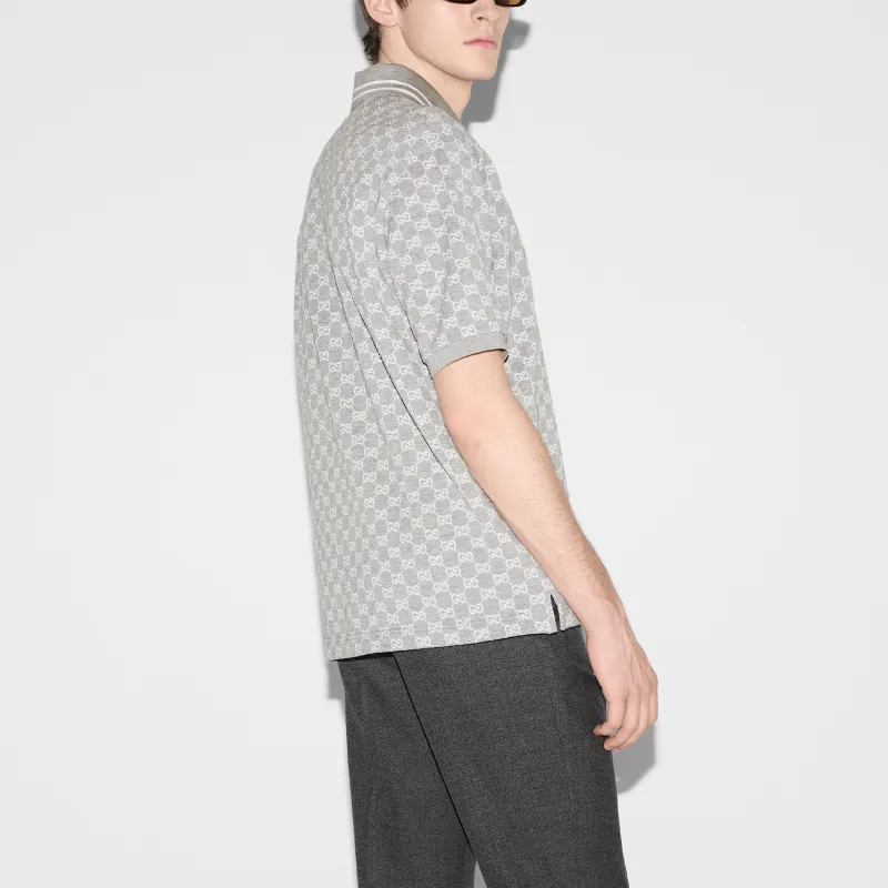 GUCCI Embroidered Polo Shirt-2