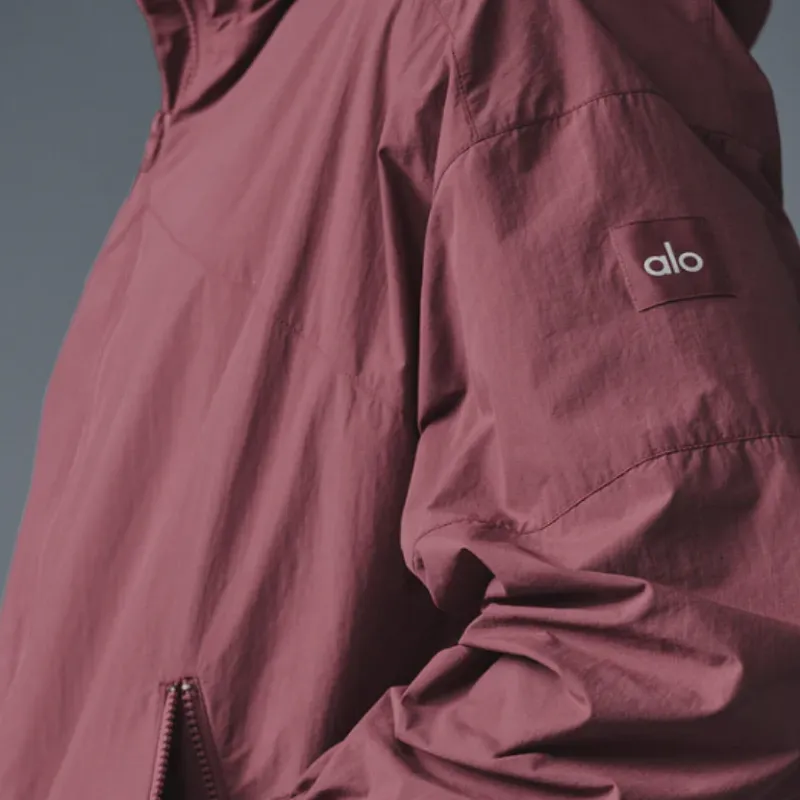 Alo Yoga Jackets & Coats Men's Burgundy Red-3