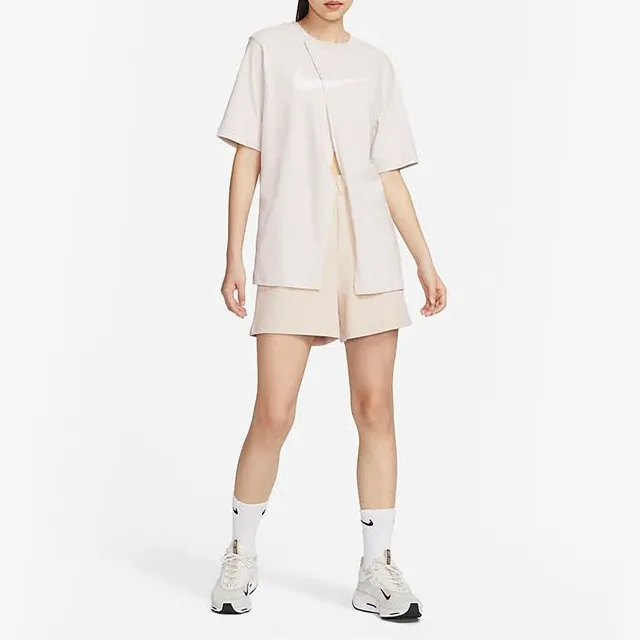 Nike T Shirts Women's Beige-2