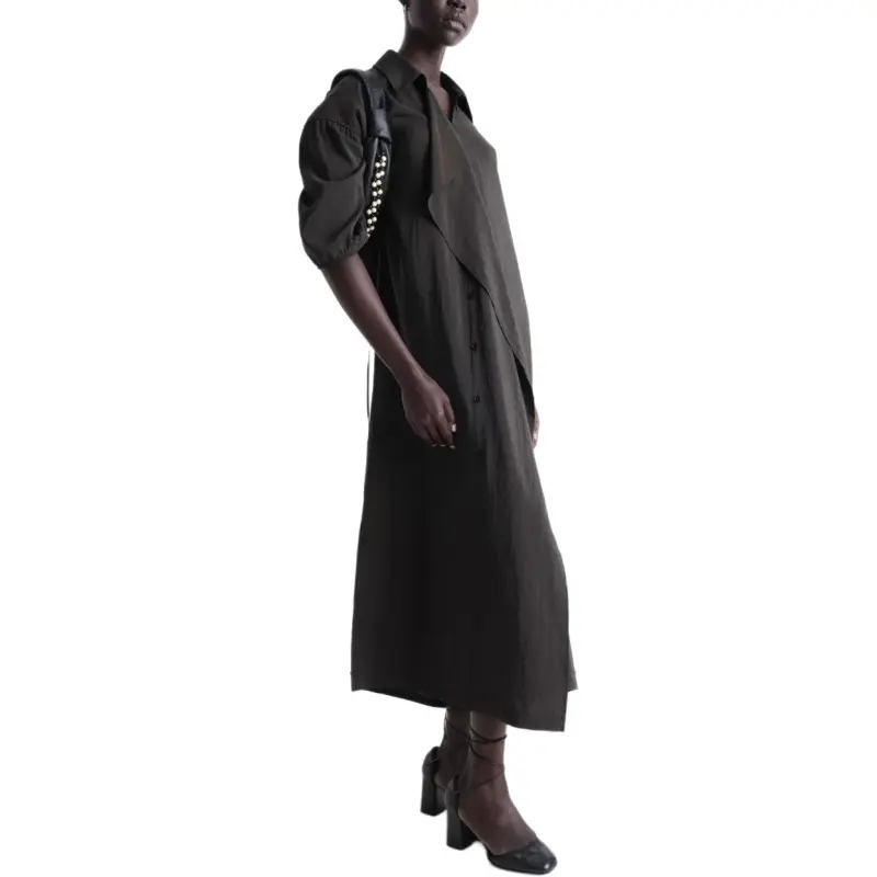 Lemaire Asymmetric Maxi Dress-2