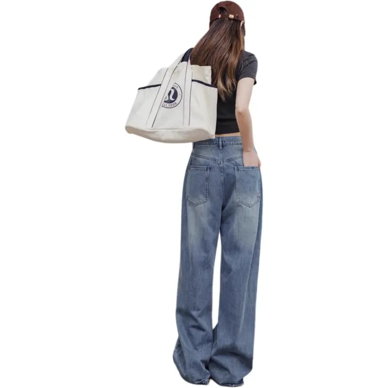 MADEN Jeans Women's Light Blue-2