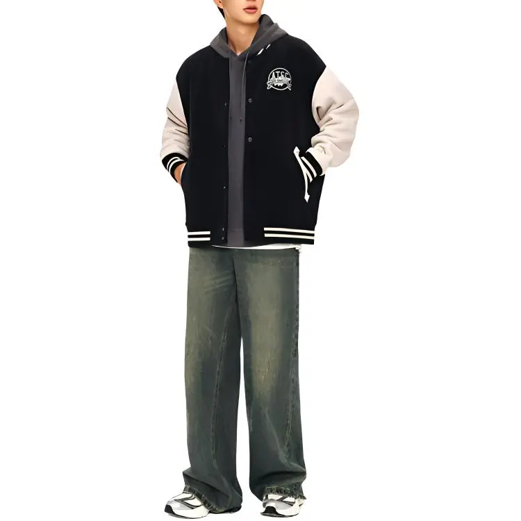 Anta Life Collection Sports Life Collection Jackets Coats Men's Basic Black/Timber-2