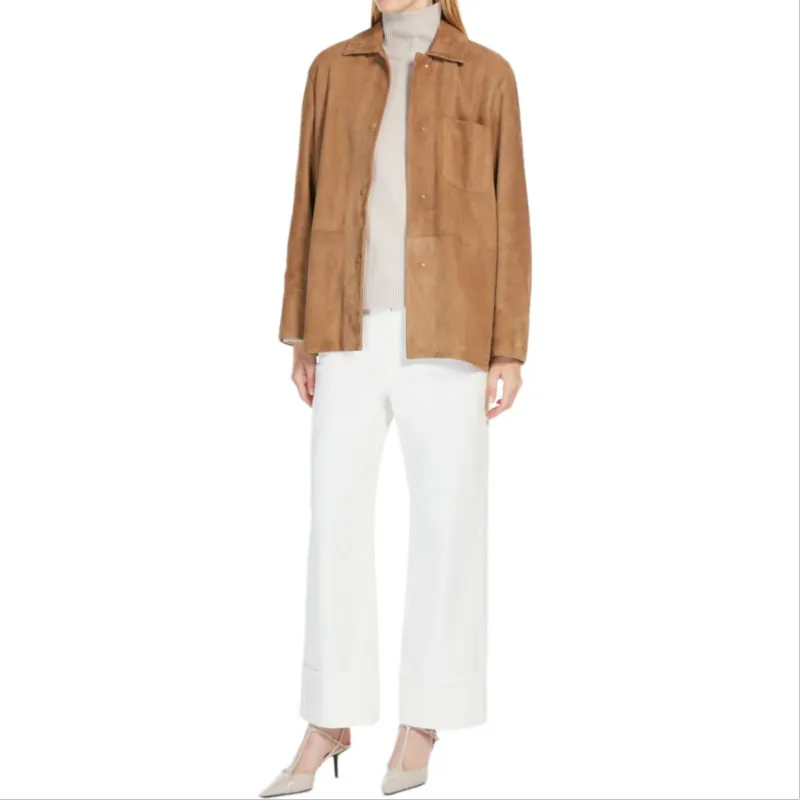 'S MAX MARA Fresia Buttoned Long Sleeved Overshirt-2