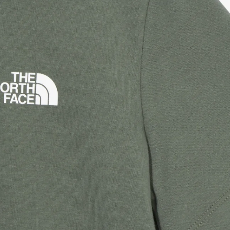 THE NORTH FACE ESSENTIAL Short Sleeved Dress Women's Gray/Khaki-3