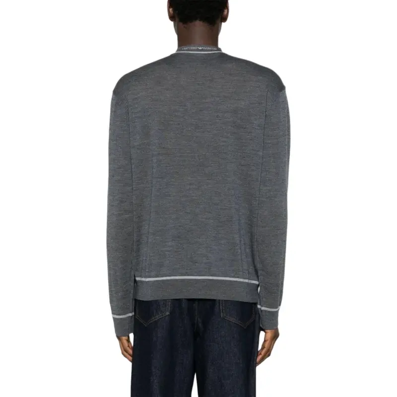 EMPORIO ARMANI Marl knit Sweater-3
