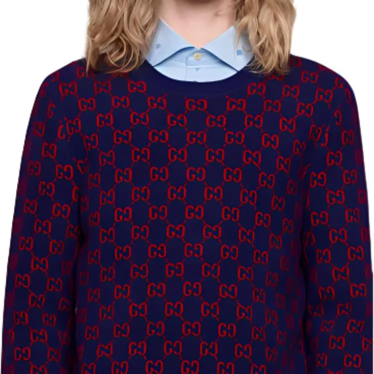 GUCCI Kids Gg Intarsia Jumper-4