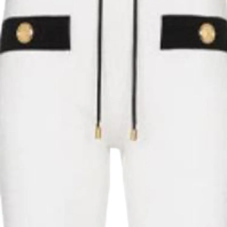 BALMAIN Knitted Sweatpants Women's White-3