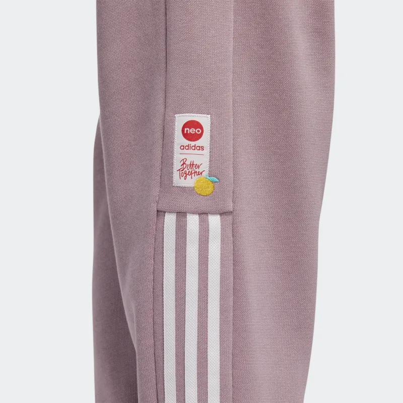Adidas Neo Sports Pants Women's Purple Pink-4