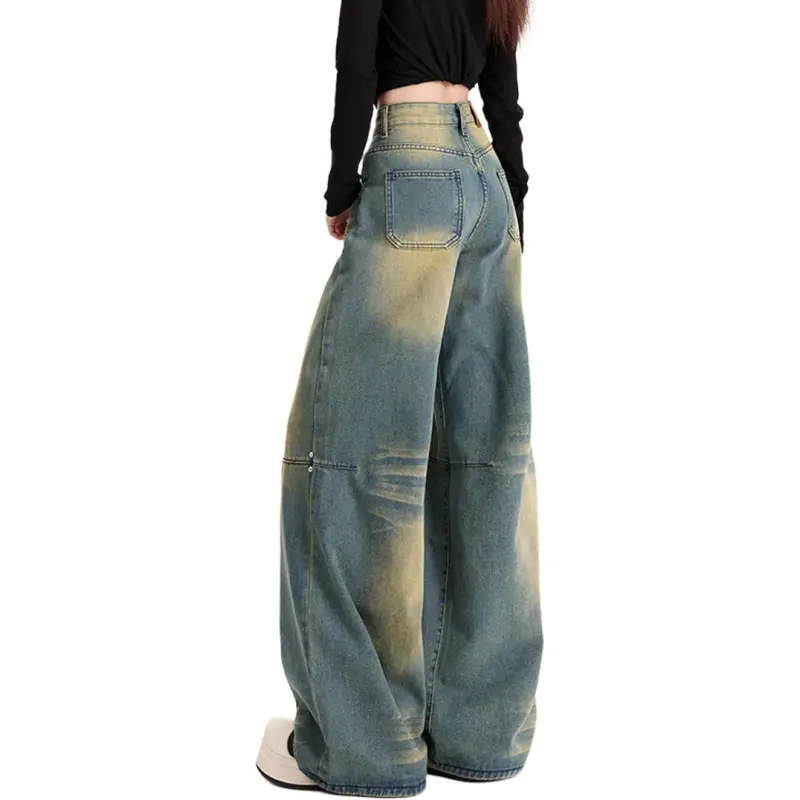 NHZN Jeans Women's Turquoise-4