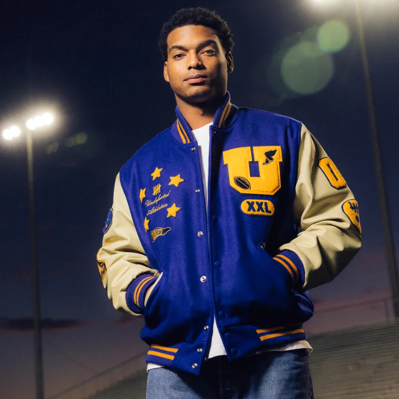 UNDEFEATED Jacket Unisex Royal Blue Color-2