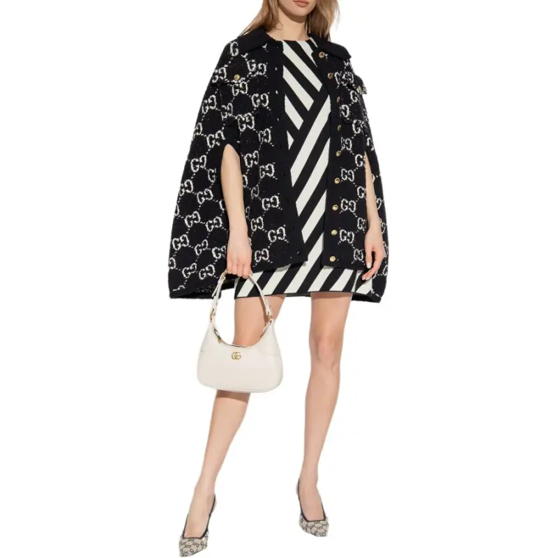 GUCCI FW22 Cloaks Women's Black-3
