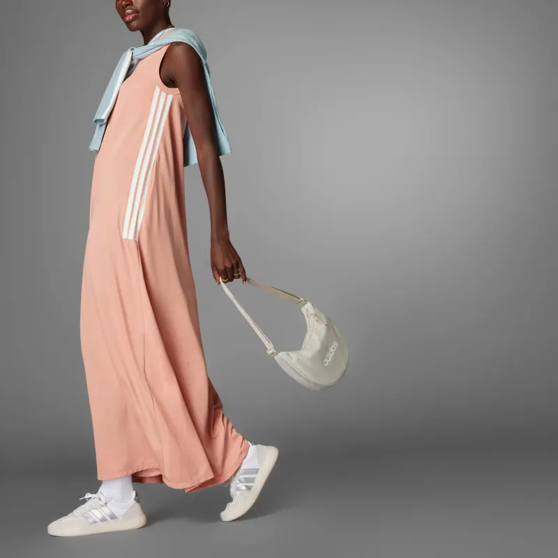 Adidas Free Shipping With AdiClub Tiro Cut 3 Stripes Soft Mesh Long Dress-3