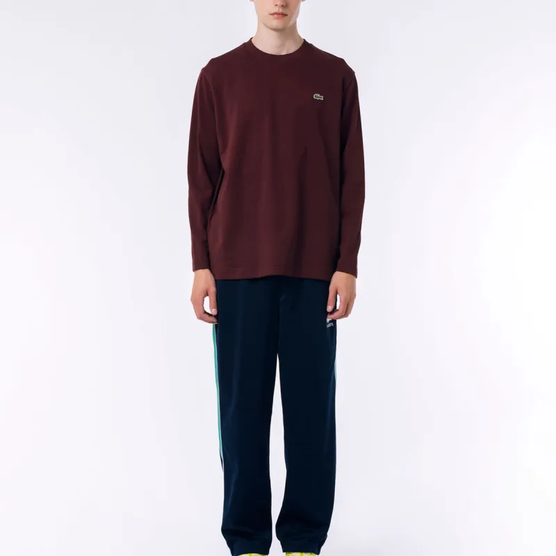 LACOSTE T Shirts Men Bordeaux-4