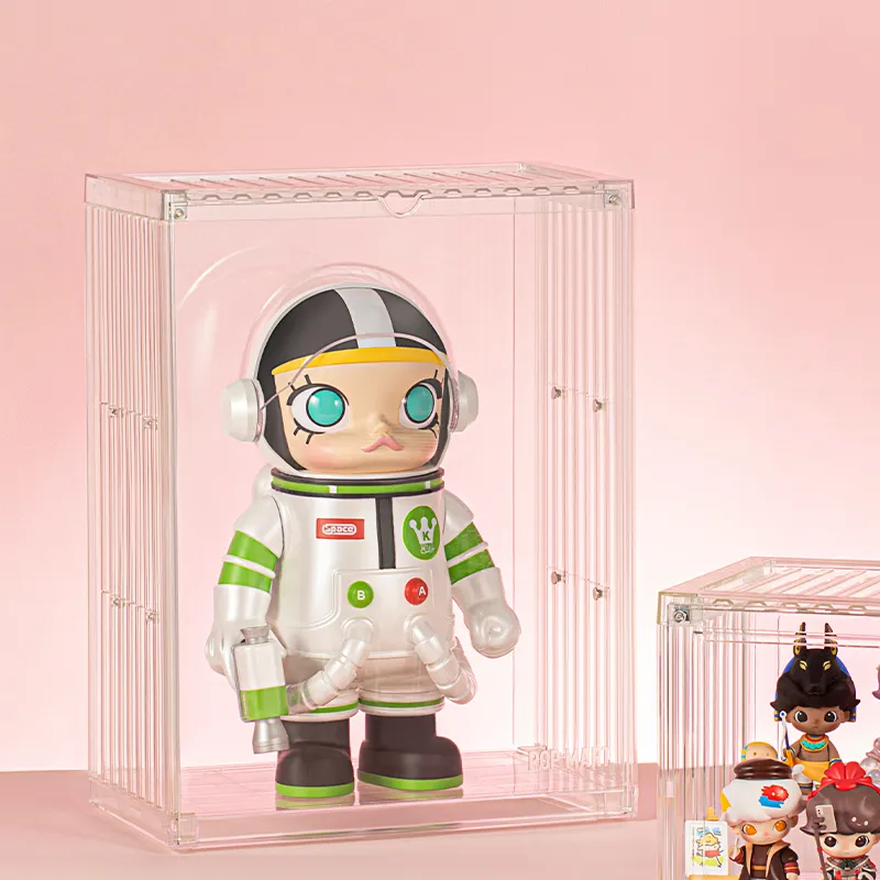 POP MART Bubble Mate IP Container Doll Figure Transparent Display Case 400% Style Model Accessories-3