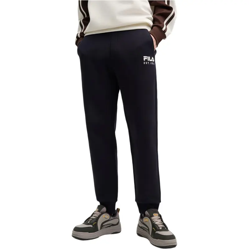 FILA ORIGINALE Knitted Sweatpants Men's Legend Blue-2