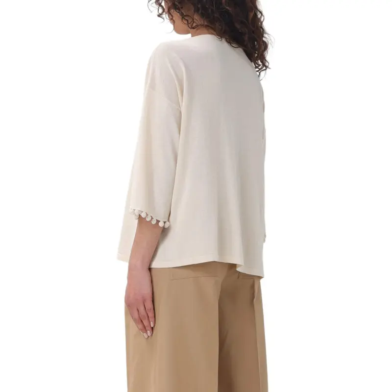 MaxMara Crewneck Long-Sleeved Top-2