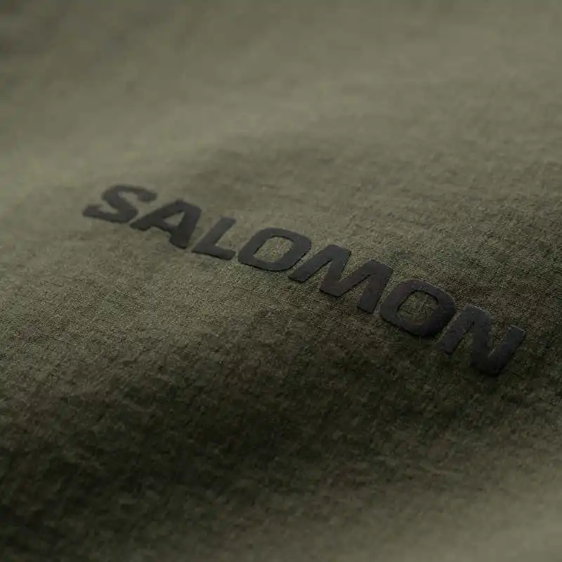 SALOMON Velvet feel Coat Men's Leaf Green-4