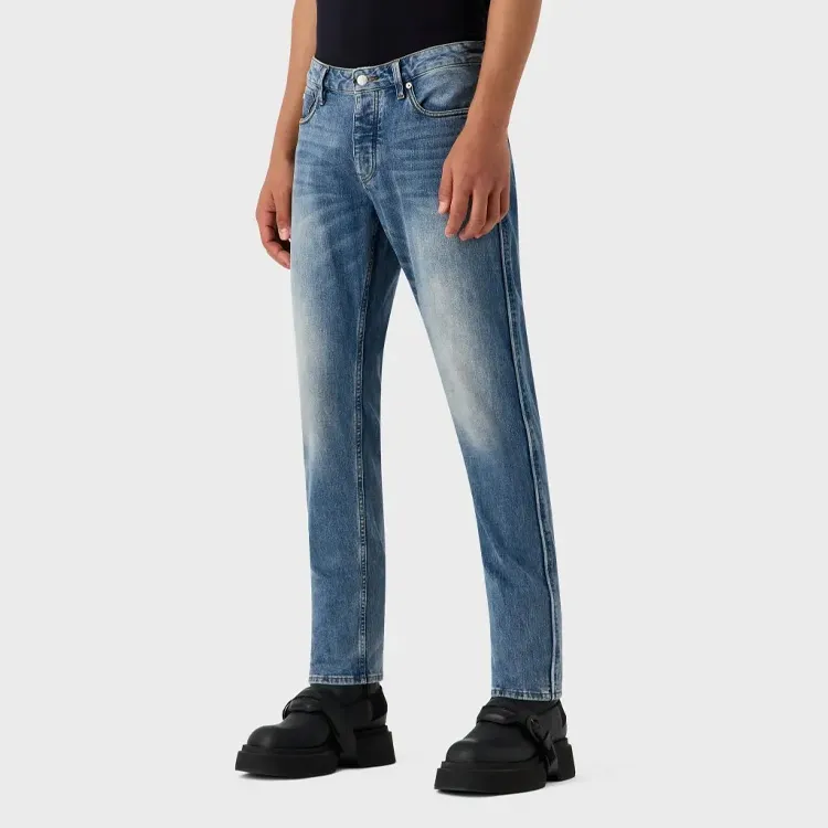 EMPORIO ARMANI FW23 Jeans Men's Light Blue-2