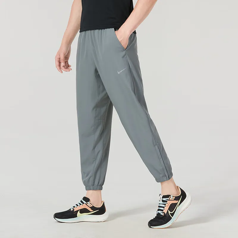 Nike Dri Fit Knitted Sweatpants Men's Blue-2