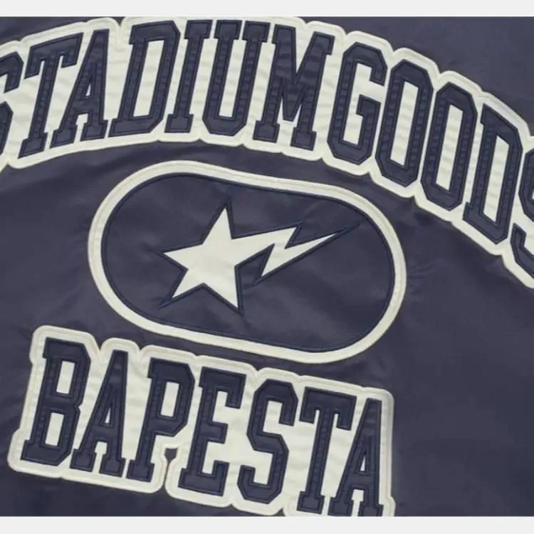 Bape X Stadium Goods Varsity Jacket-2