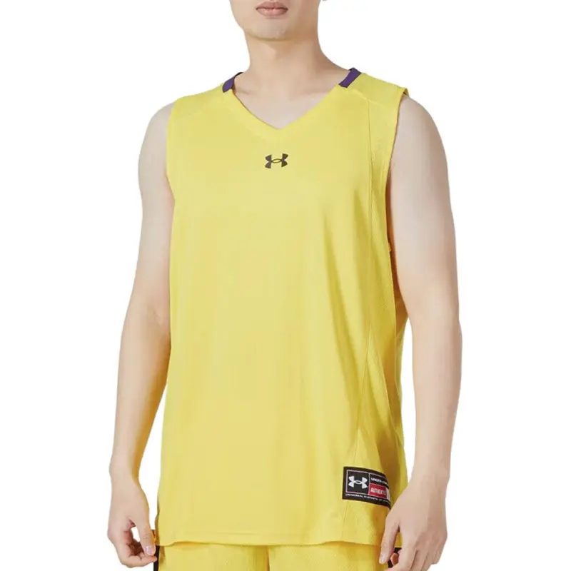 Under Armour Tank Tops Men's Yellow-2