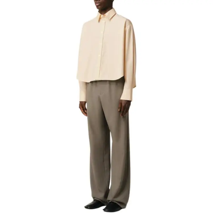 AMIPARIS Paris Ami De Coeur Cropped Shirt-3
