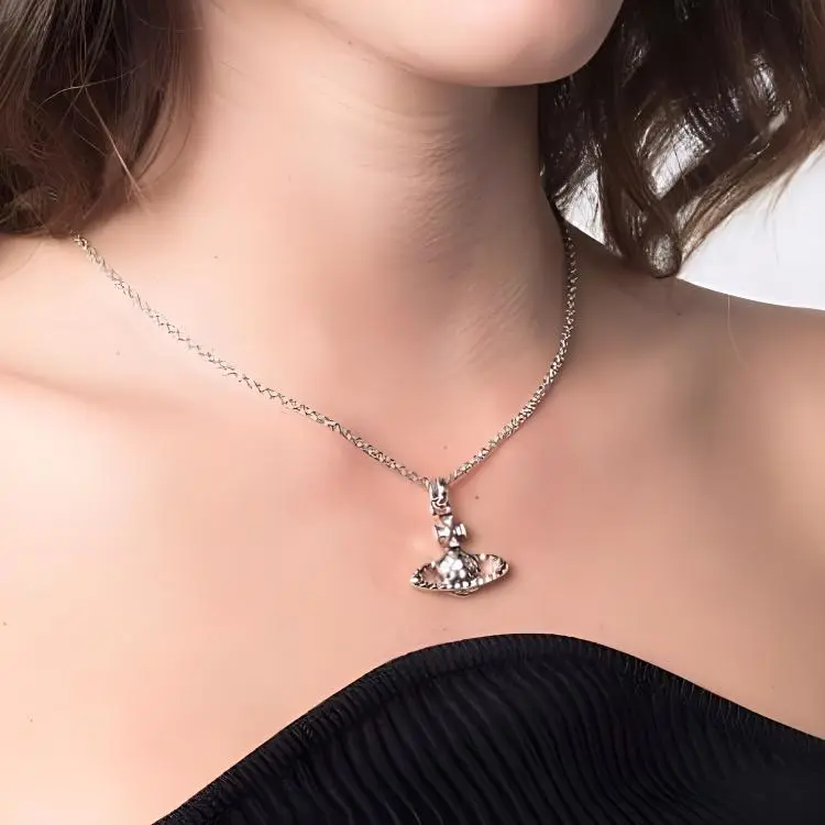 Vivienne Westwood Mayfair Bas Relief Chain Necklace-2