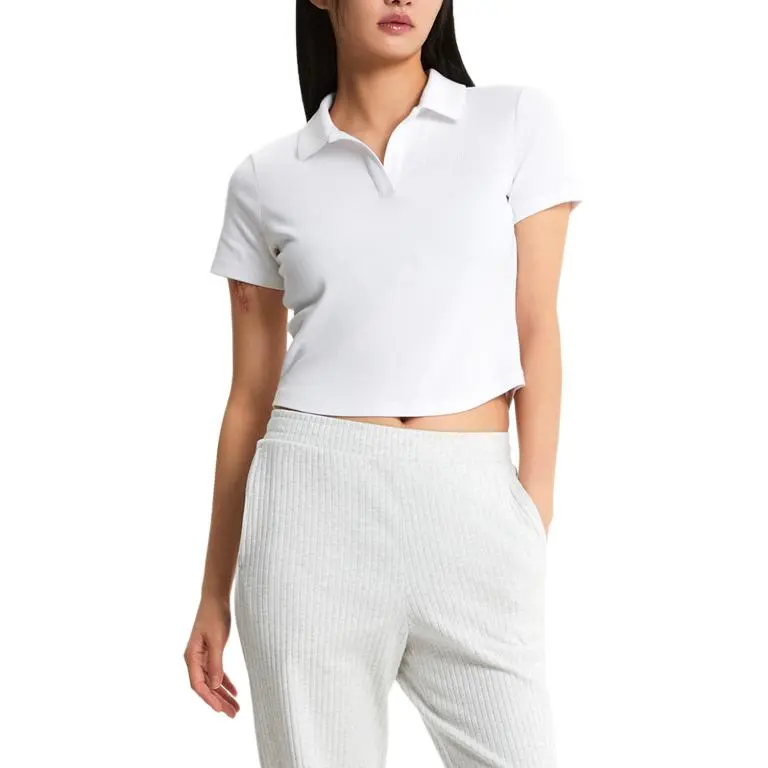 New Balance Polo Shirt Women's White-4