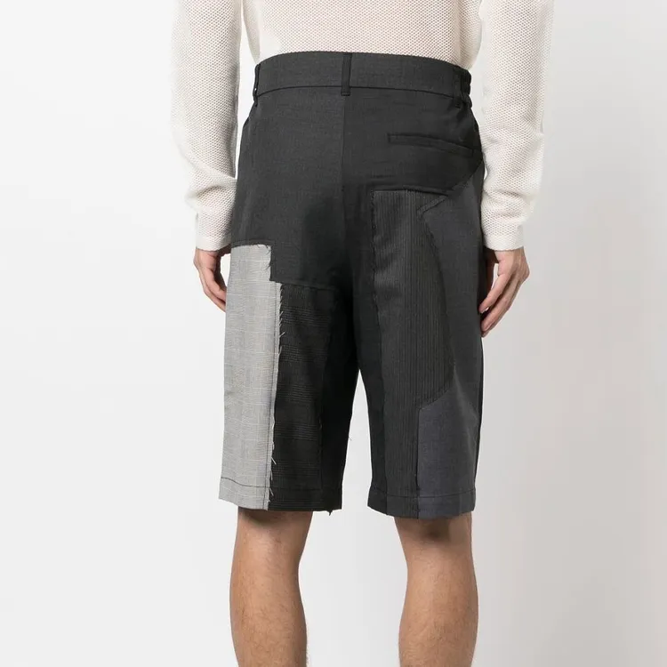 Feng Chen Wang Patchwork Knee length Shorts-3
