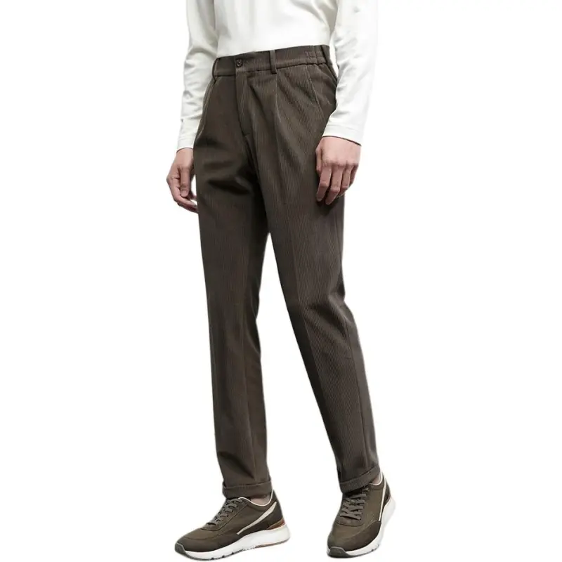 SAINT ANGELO Suit Trouser Men's Gray Coffee-6