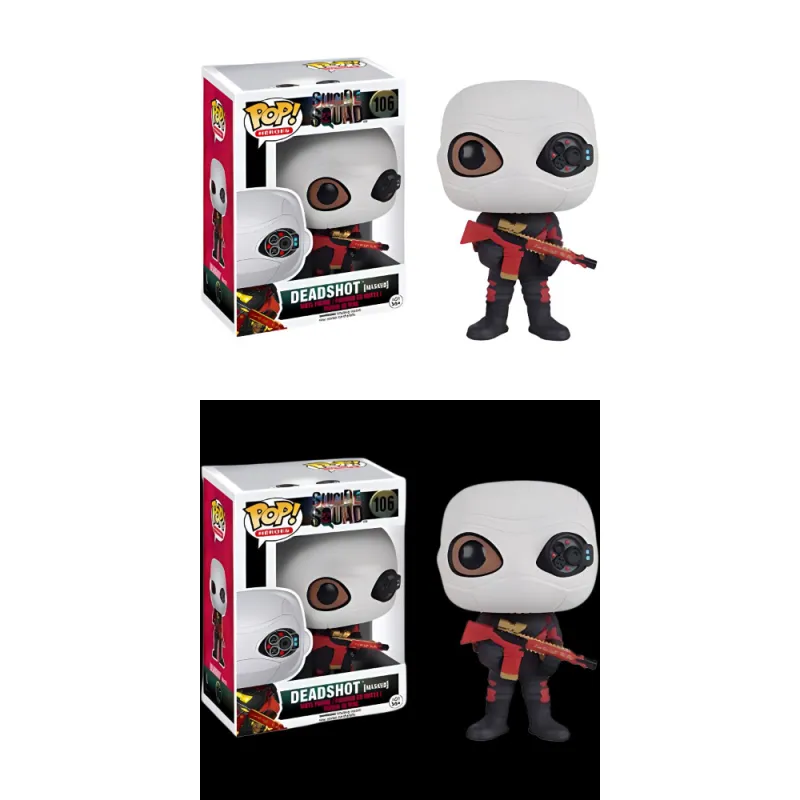 Funko Pop X Task Force X Death Shooter Mask Edition Deadshot Masked Chibi Figures-3