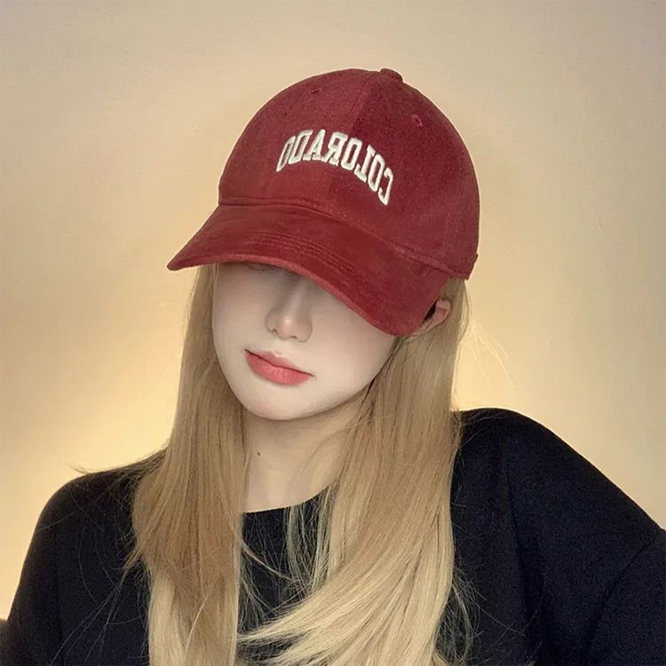 Ai Jiawei Cotton Baseball Caps Unisex Multicolor-14