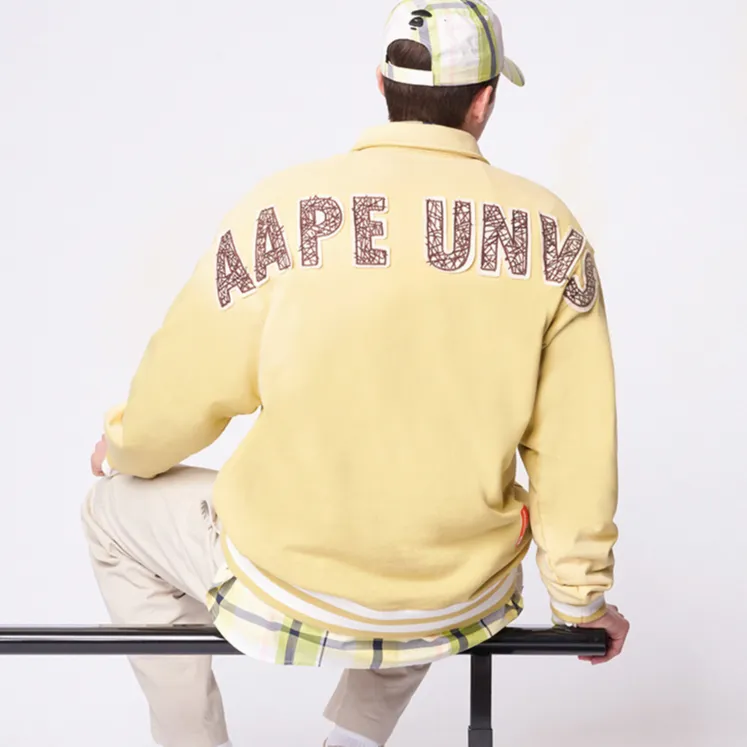 Aape Sweatshirts Men Yellow YEE-3