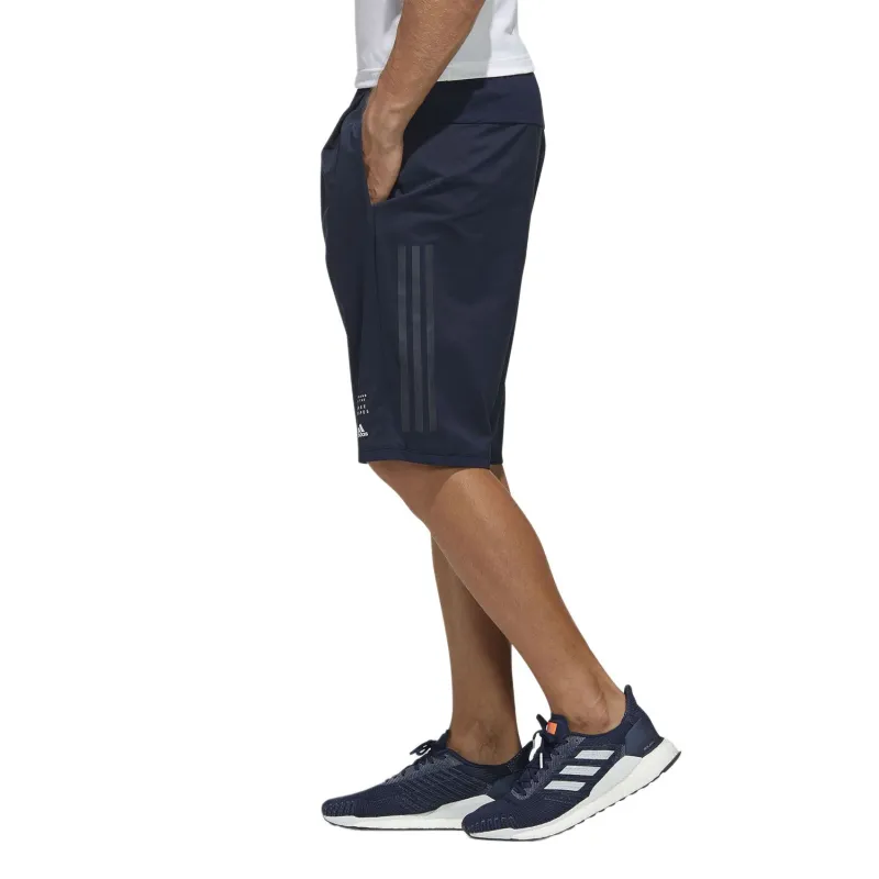 Adidas AEROREADY3 Stripes Casual Shorts Men's Navy Blue-5