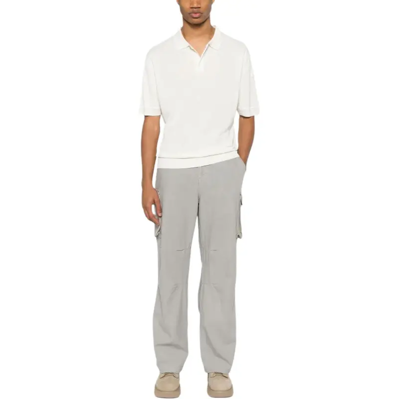 Moncler Fine knit Polo Shirt-1