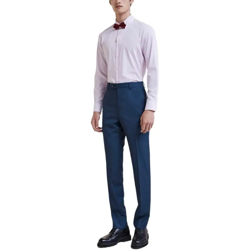 SAINT ANGELO Suit Trouser Men's Blue Green Plaid-4