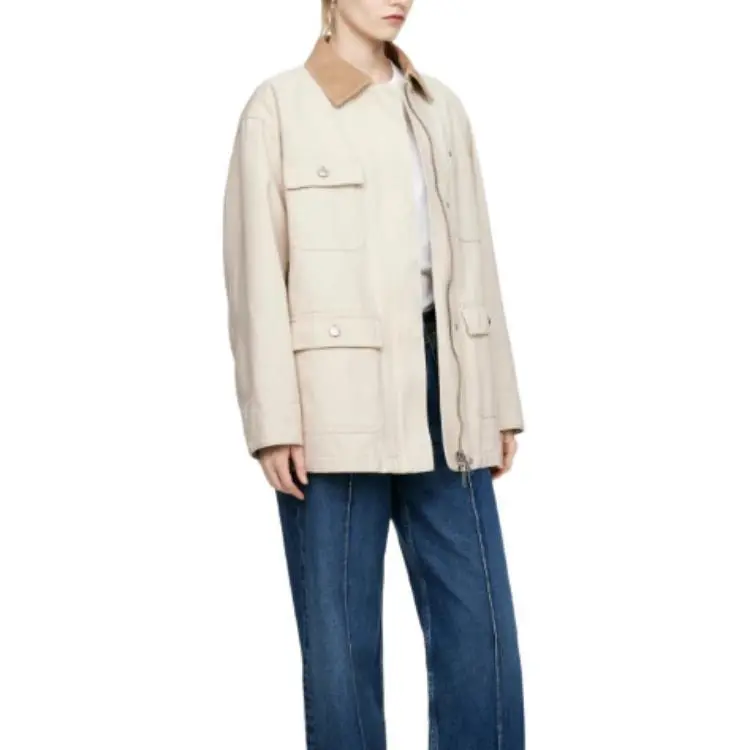 ARKET Jackets Coats Women's Light Beige-3