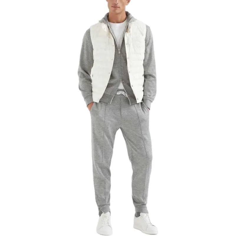 Brunello Cucinelli Zip Up Drawstring Hoodie-2