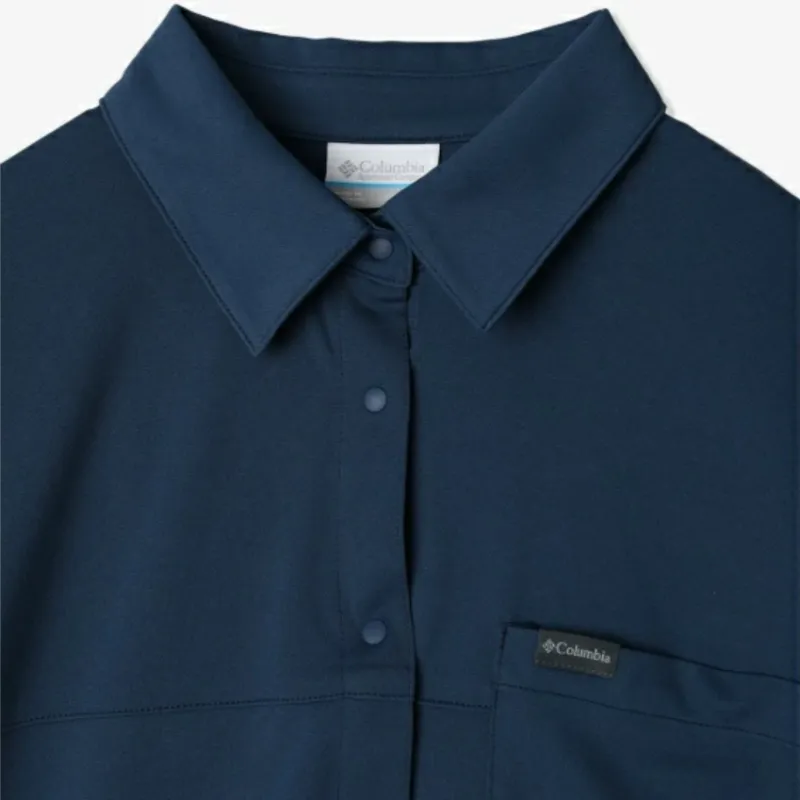 Columbia x LINGMUZHIZI,LIANMINGKUAN Enjoy Mountain Life Shirt Women's Marine Blue 425-2