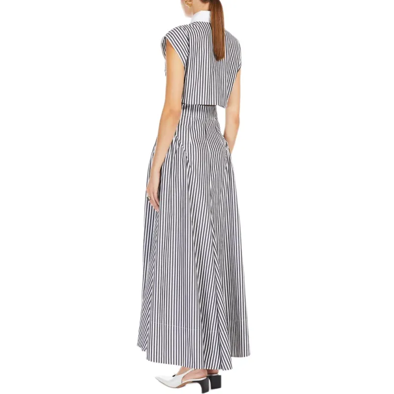 SportMax Locusta Striped Sleeveless Dress-2