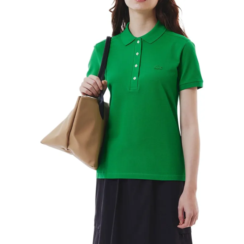 LACOSTE Polo Shirt Women's Green-2