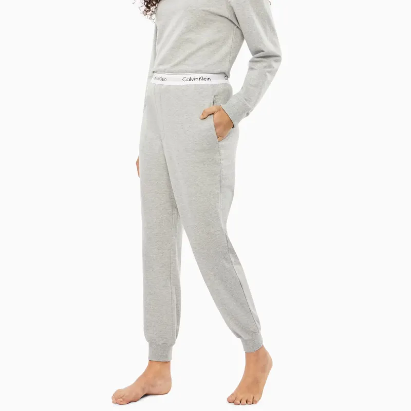 CALVIN KLEIN Casual Pants Women's Gray Mixed Color-2