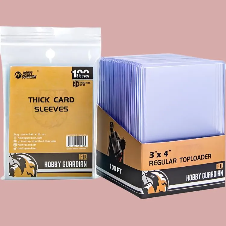 HobbyGuardian Basic Card Holder With Card Sleeve Collection Set Card Accessories 100PT-1